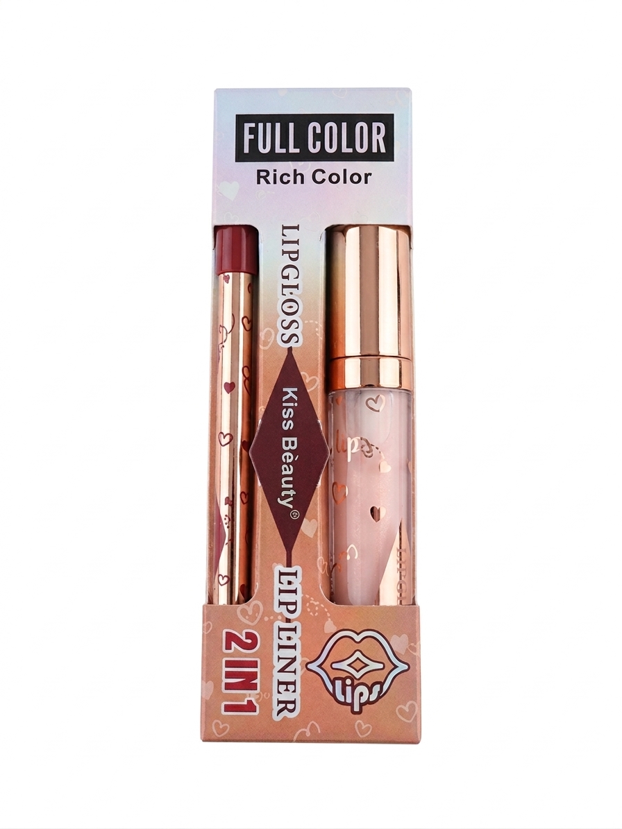 LIP KIT DUO DE LABIAL Y GLOSS USHAS